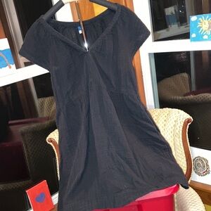 Old Navy Black Women's Mini Dress w/ Pockets  Medium